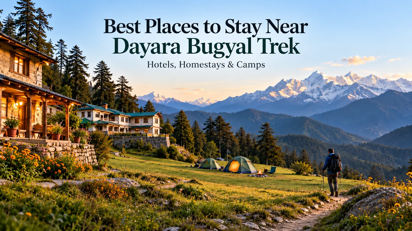 Best Places to Stay Near Dayara Bugyal Trek: Hotels, Homestays & Camps